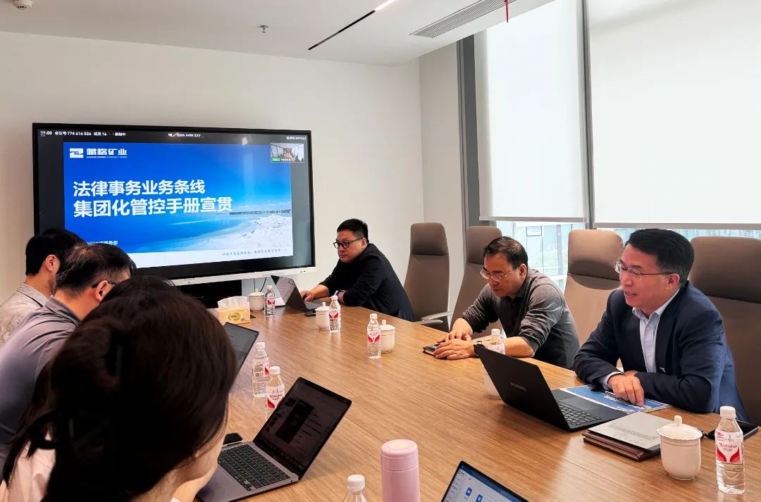 九游会集团矿业发展《司法事务业务条线集团化管控手册》宣贯