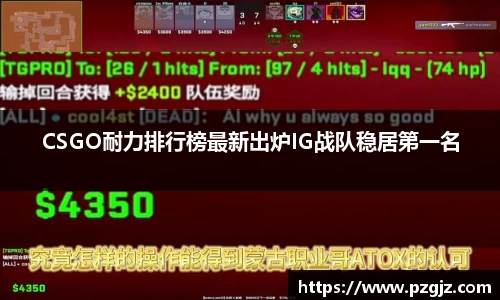 CSGO耐力排行榜最新出炉IG战队稳居第一名